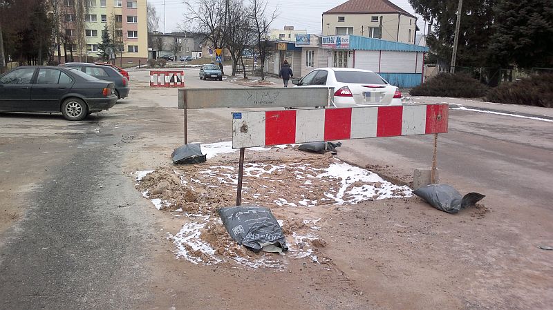 Po awarii na ulicy Sulika trzeba będzie naprawiać nawierzchnię (iSokolka.eu)