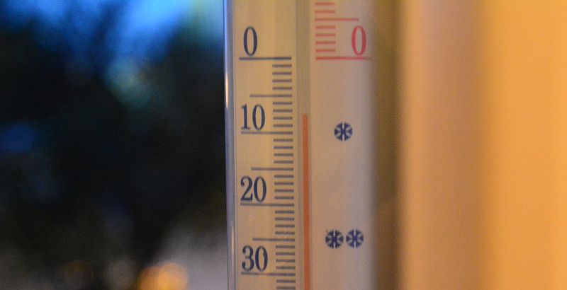 Taka temperatura była w Sokółce dziś o godzinie 6.30 (iSokolka.eu)