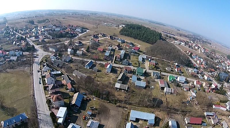 Widok na północno-wschodnią część Dąbrowy Białostockiej (iSokolka.eu)
