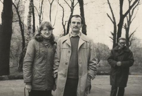 Tadeusz Ciszkowski z żoną Grażyną w czasie studiów (Archiwum rodzinne)