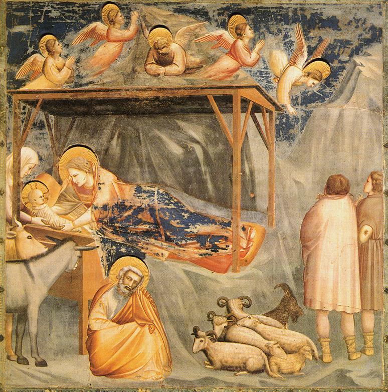 Narodziny Jezusa. Fresk Giotto di Bondone (wikipedia.pl)