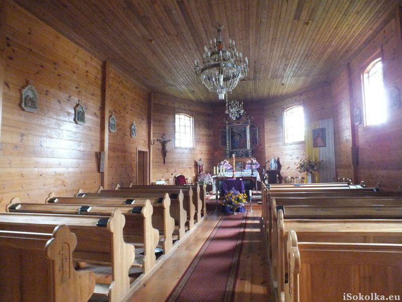 Wnętrze kościoła w Kamiennej Starej (iSokolka.eu)