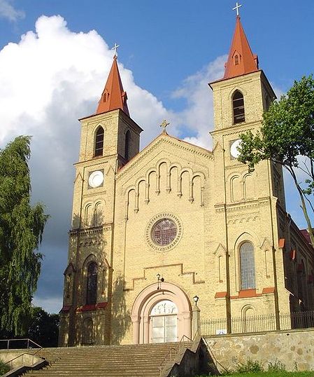 Kościół św. Stanisława, którego proboszczem był ksiądz Hołubowski (Jakub Szestowicki/ Wikipedia)