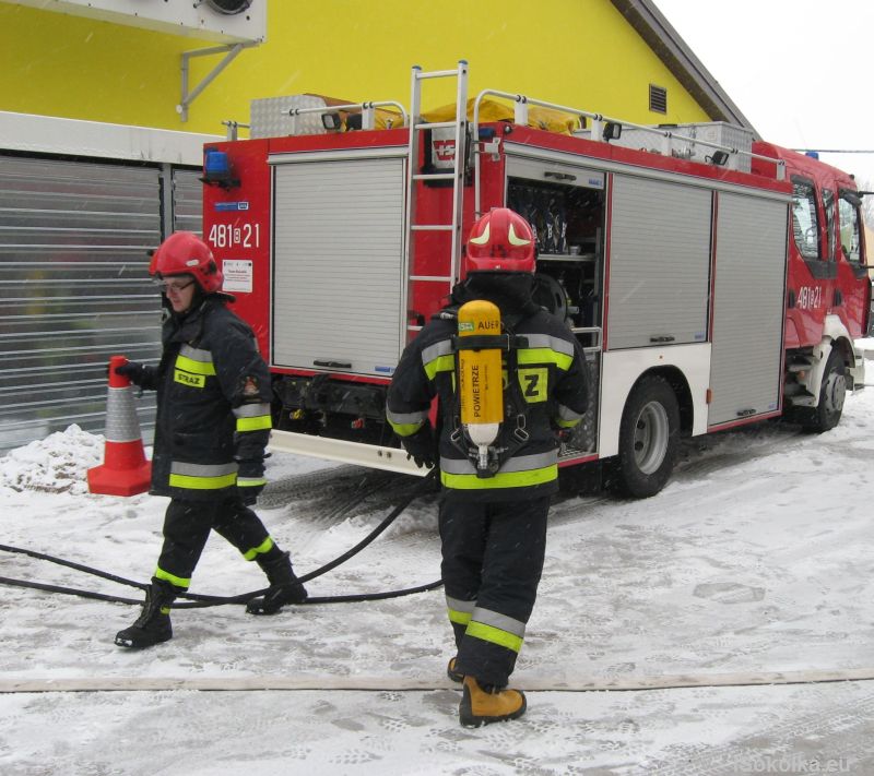 Strażacy po ćwiczeniach (iSokolka.eu)