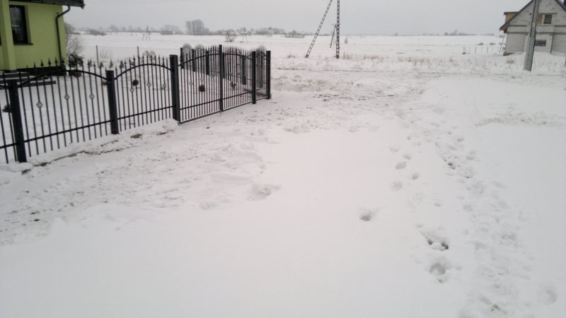 Ulica Pawłowskiego pod śniegiem (Czytelnik)