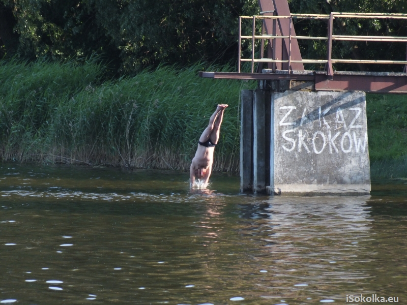 Skocznia nad zalewem w Sokółce (iSokolka.eu)