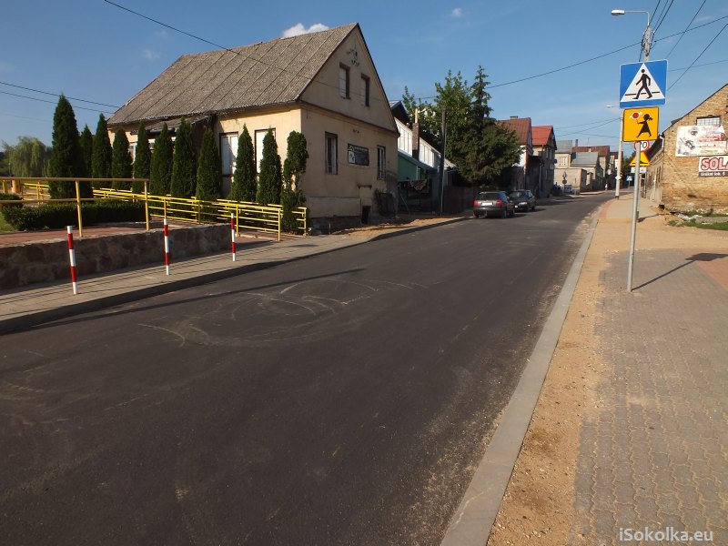 W ubiegłym roku w Sokółce przebudowano ulicę 1 Maja (iSokolka.eu)