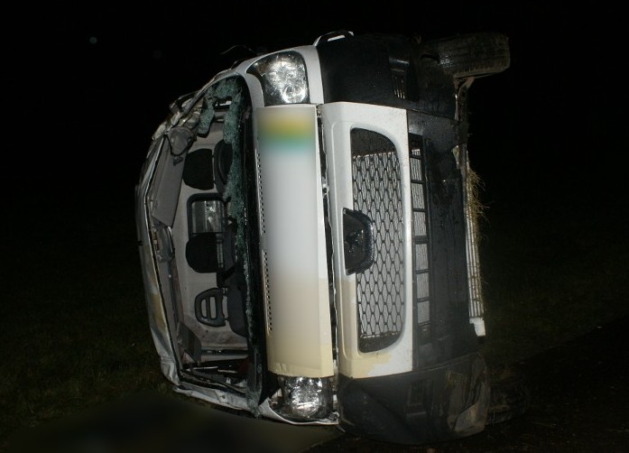 Kierowca tego peugeota miał ponad 2 promile (sokolka.policja.gov.pl)