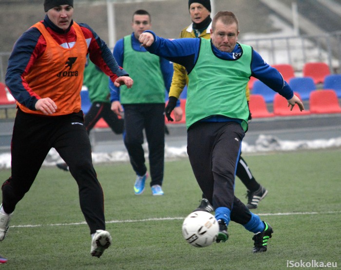 Ubiegłoroczny sparing piłkarzy KS UM Krynki w Sokółce (iSokolka.eu)