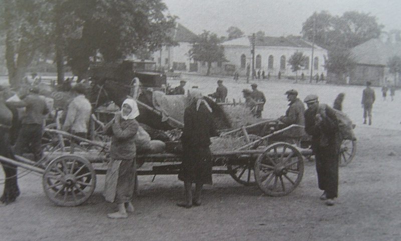 Na targu w Sokółce, 1948 rok