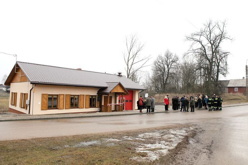 Nowa remiza w Kamiennej Starej została oddana do użytku pod koniec lutego (dabrowa-bial.pl)