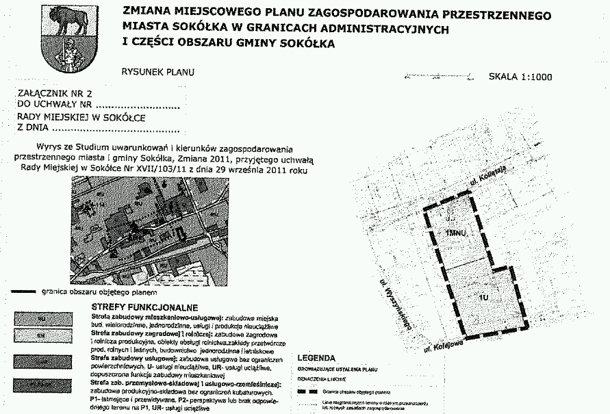 Projekt uchwały dotyczący działki przy Kolejowej (sokolka.pl)