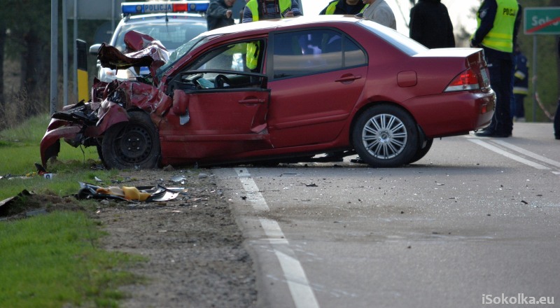 W wypadku w Sokołdzie zginął kierowca mitsubishi (iSokolka.eu)