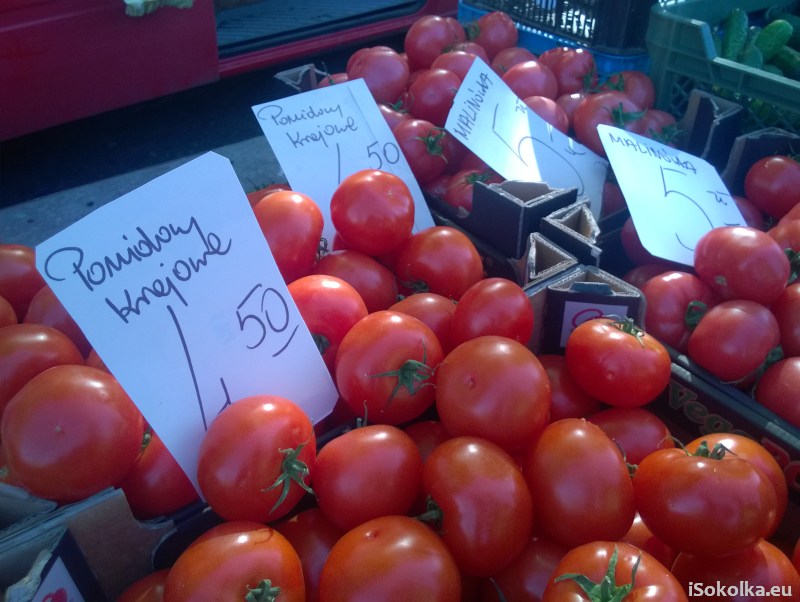 W końcu można było kupić polskie smaczne pomidory (iSokolka.eu)