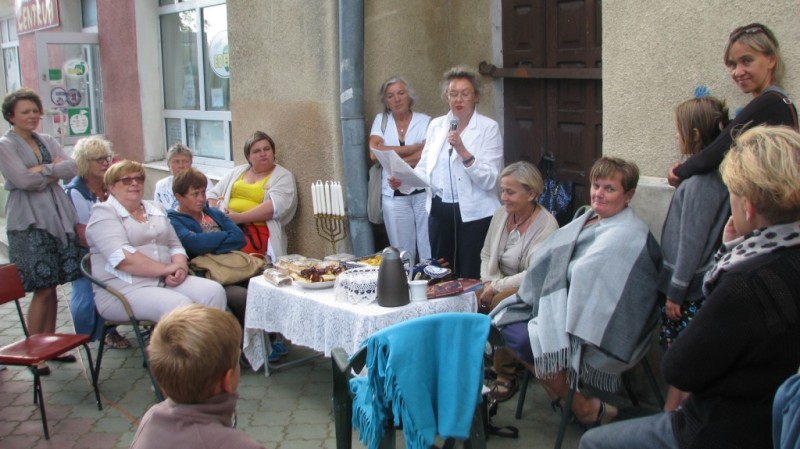 Wspólne czytanie w Krynkach, sierpień 2014