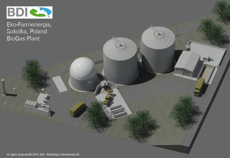 Wizualizacja sokólskiej biogazowni