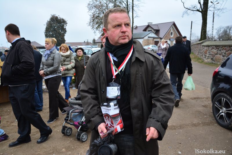 Krzysztof Oszer ze Stowarzyszenia Historycznego im. Bohaterów Ziemi Sokólskiej (iSokolka.eu)