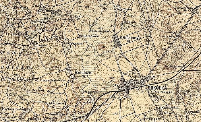 Sokółka i okolice w 1928 roku