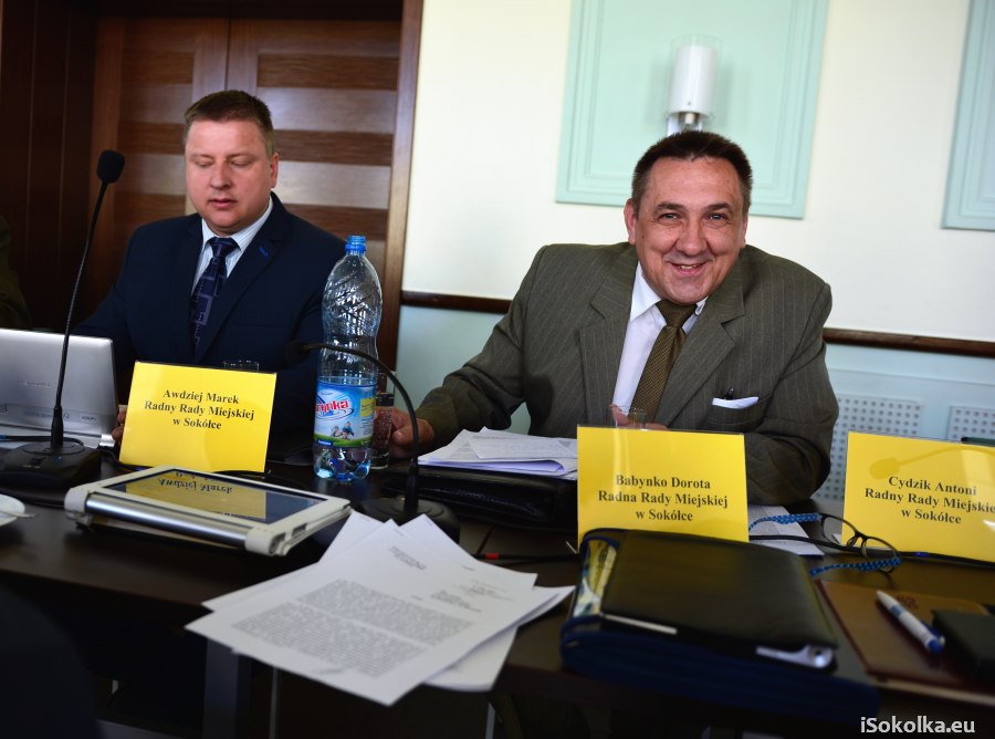 Radny Antoni Cydzik (z prawej) (iSokolka.eu)
