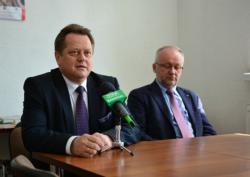 Jarosław Zieliński (z lewej) (iSokolka.eu)