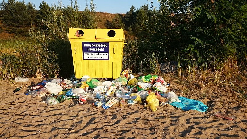 Na plaży w Kundzinie (iSokolka.eu)