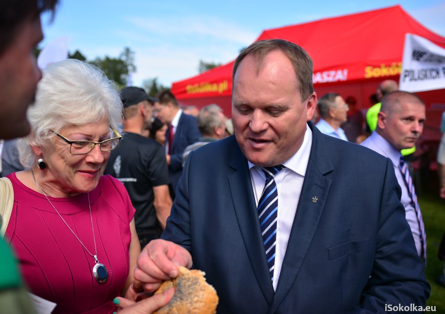 Mieczysław Baszko podczas Dozynek Wojewódzkich w Sokółce (iSokolka.eu)