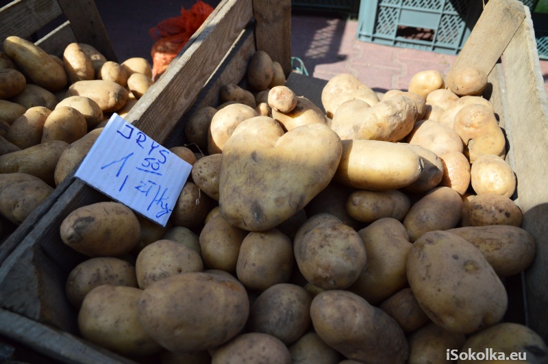 Na sokólskim ryneczku za kilogram ziemniaków proszono 1,50 (iSokolka.eu)