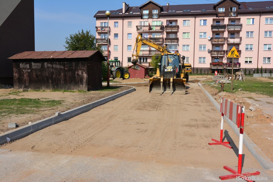 Kończą sie prace na ulicy Broniewskiego (iSokolka.eu)