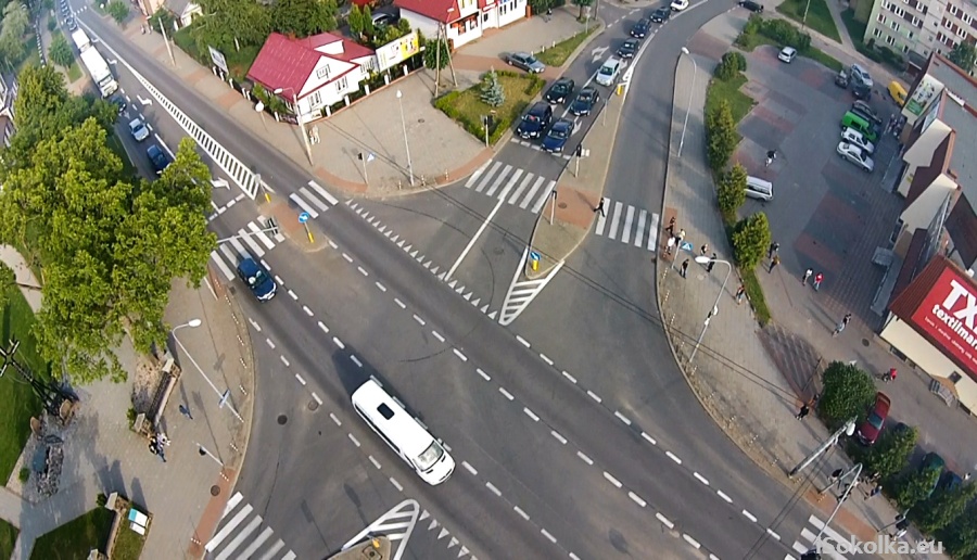 To największe skrzyżowanie w mieście (iSokolka.eu)