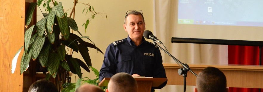 Inspektor Krzysztof Mróz, szef sokólskich policjantów (iSokolka.eu)