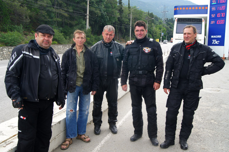 Nasi motocykliści na Krymie