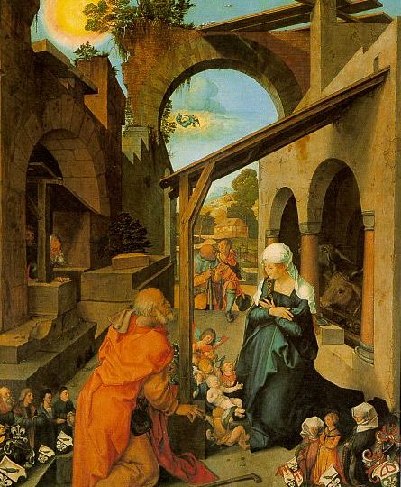 Albrech Durer - "Narodzenie Pańskie". 1504